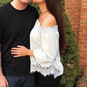Lacey top